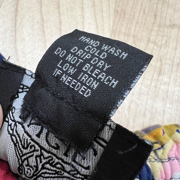 Angie Floral Off-Shoulder Boho Bell Sleeve Romper Blue Multicolor Size Medium - Picture 9 of 10